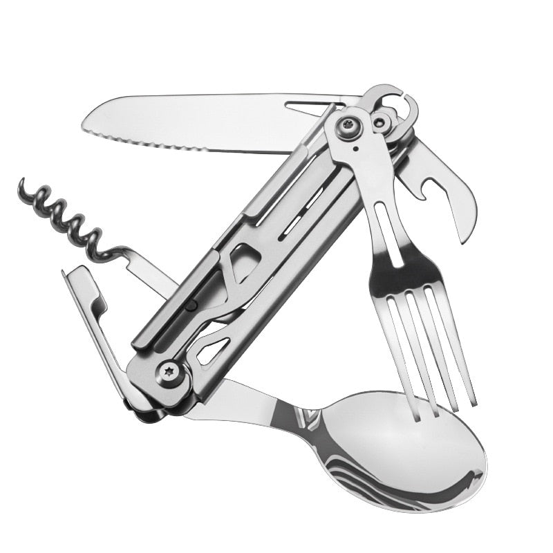 Hobo Camping Multi-Tool Pocket Knife + Cutlery Set – Marmalade Mercantile