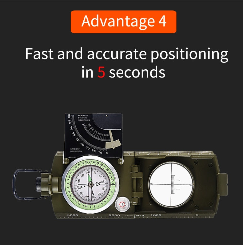 Military Compass - Waterproof Navigation Equipment