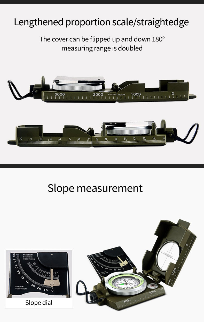 Military Compass - Waterproof Navigation Equipment